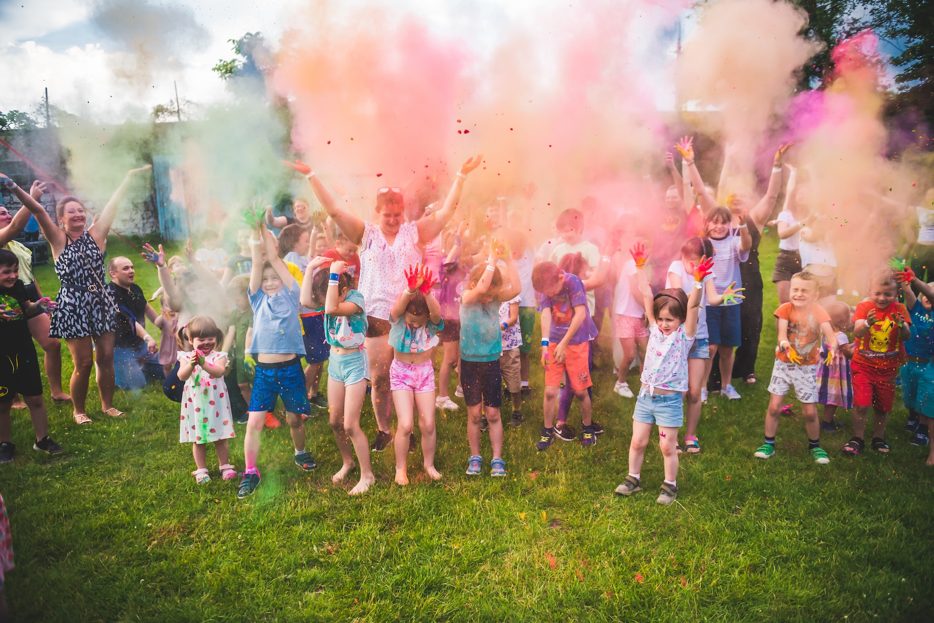 Piknik rodzinny - proszek Holi